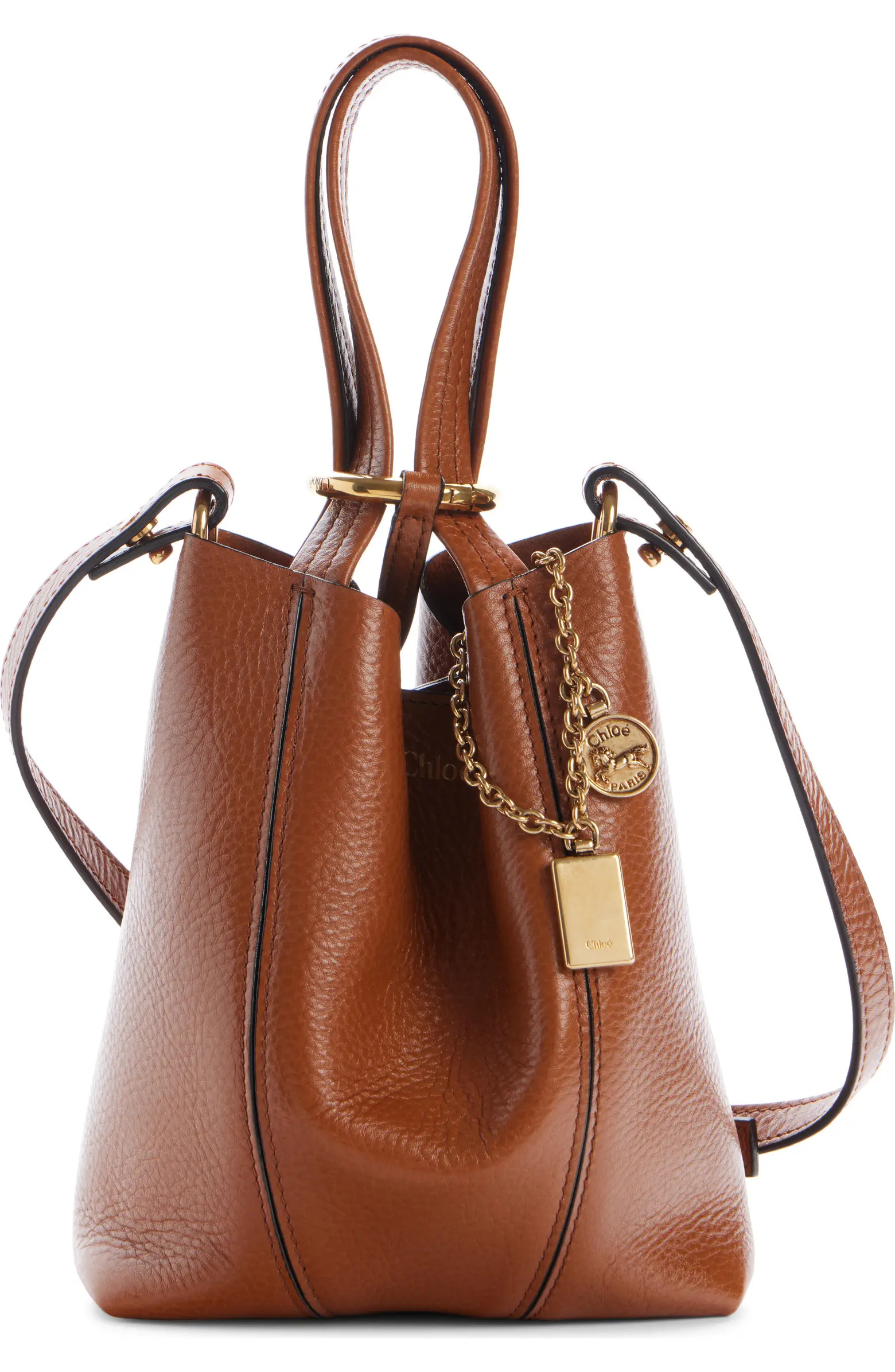 Small Spin Leather Crossbody Tote | Nordstrom