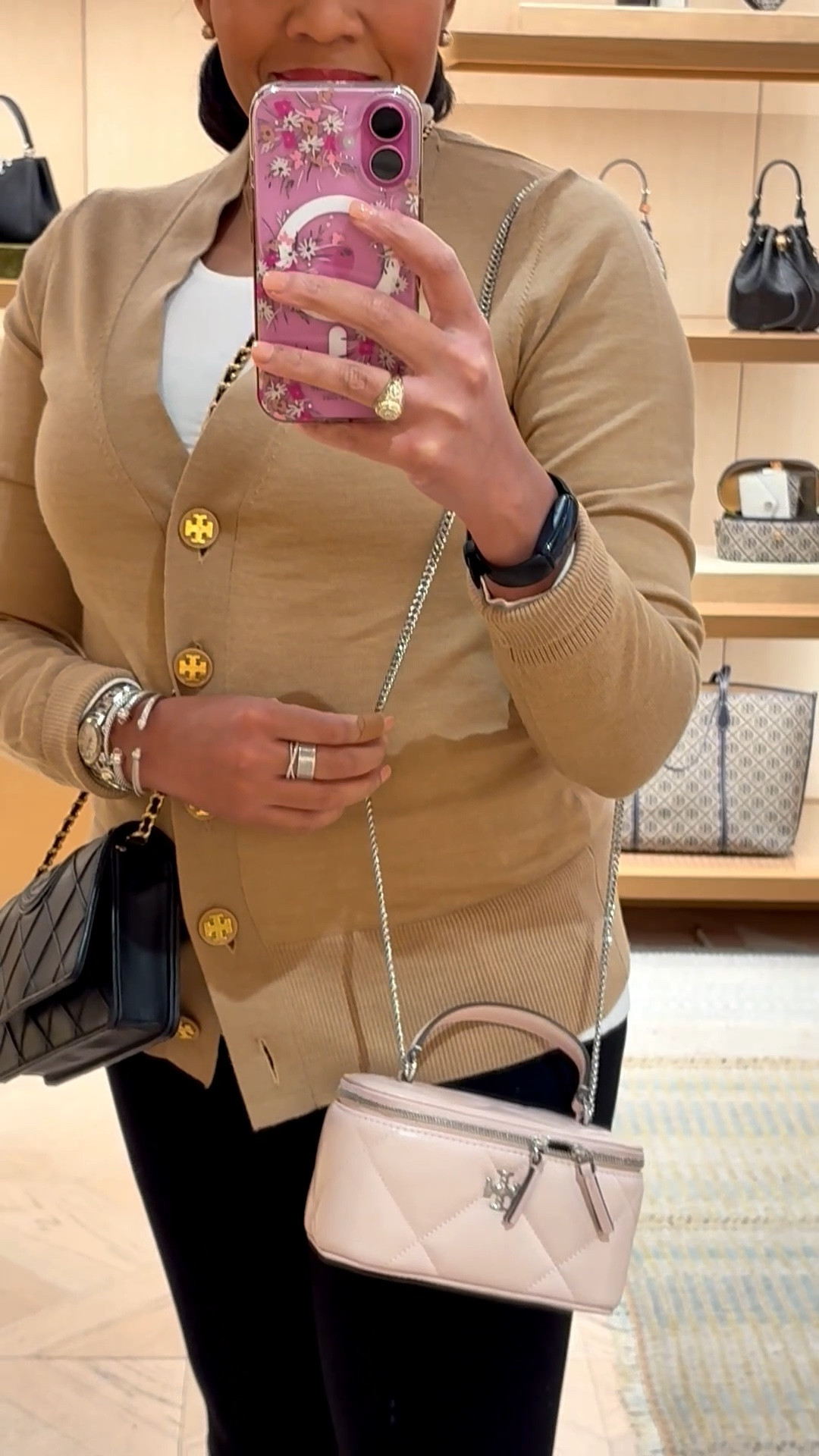 On Wednesdays we wear pretty pink bags by Tory Burch 

#LTKHoliday #LTKdayinmylife #LTKGiftGuide