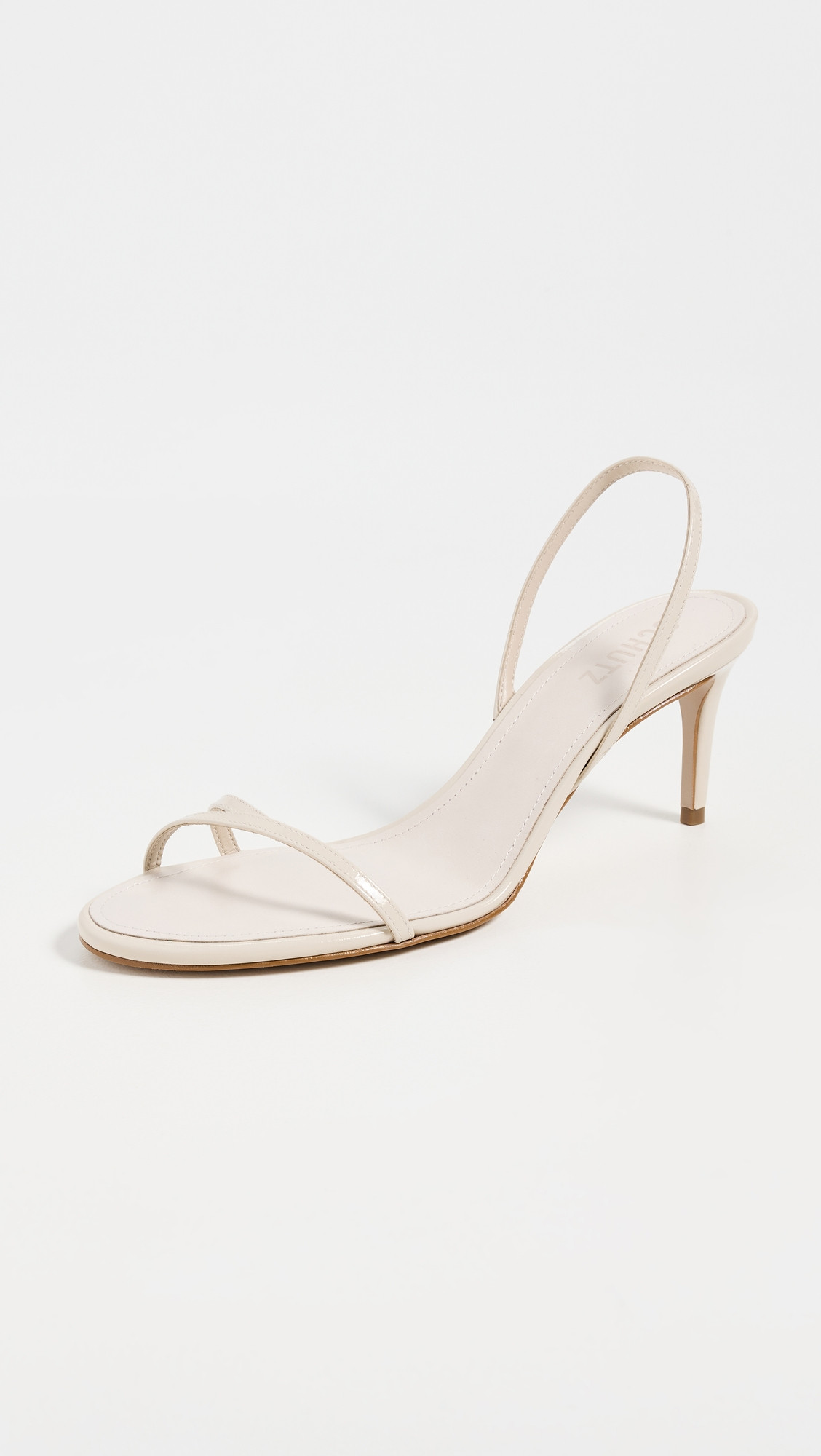 Schutz Diana Mid Heeled Sandals Off White 9 | Shopbop