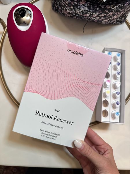 Droplette Skincare Device - Discount code is “Inspired20” for their website. Retinol capsules 

#LTKbeauty #LTKGiftGuide #LTKFind