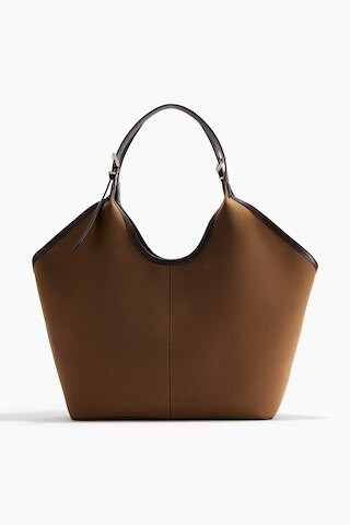 H & M - Canvas Tote Bag - Brown | H&M (AU)