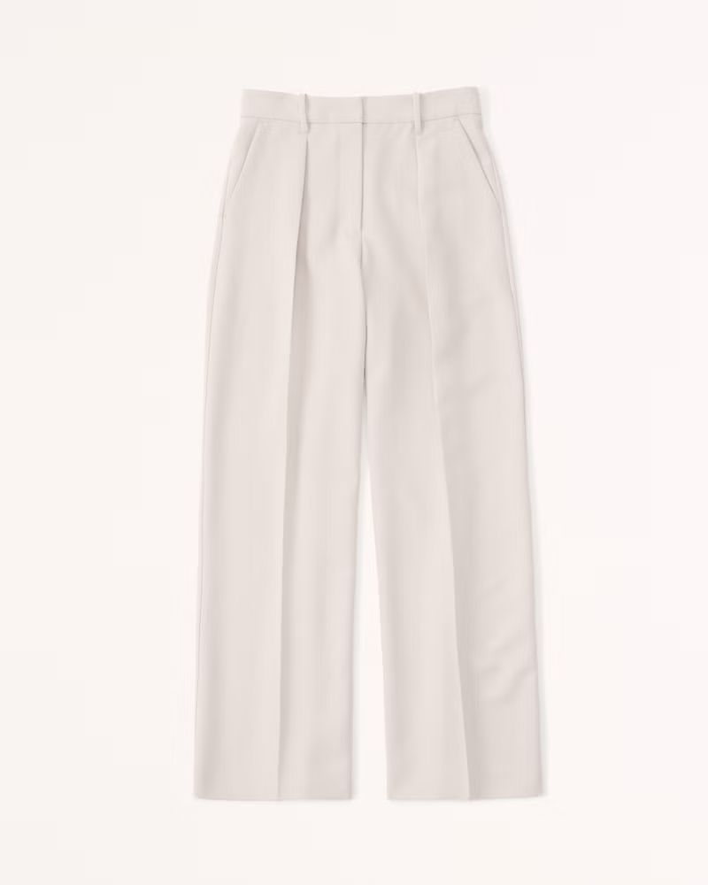 Tailored Ultra Wide-Leg Pant | Abercrombie & Fitch (US)