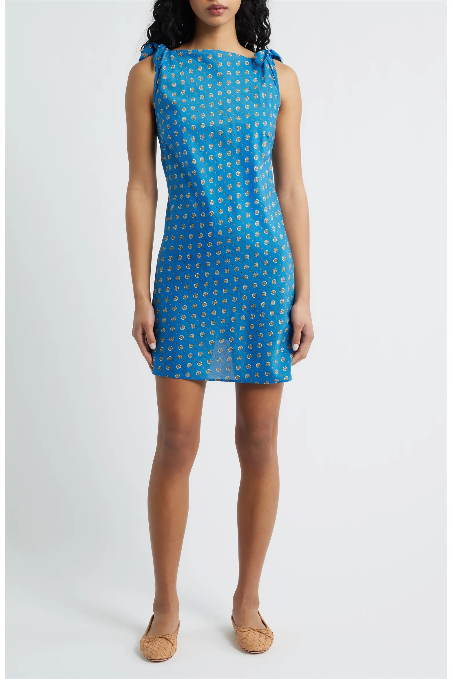 Maltina Print Sleeveless Cotton & Silk Minidress (Women) | Nordstrom | Nordstrom