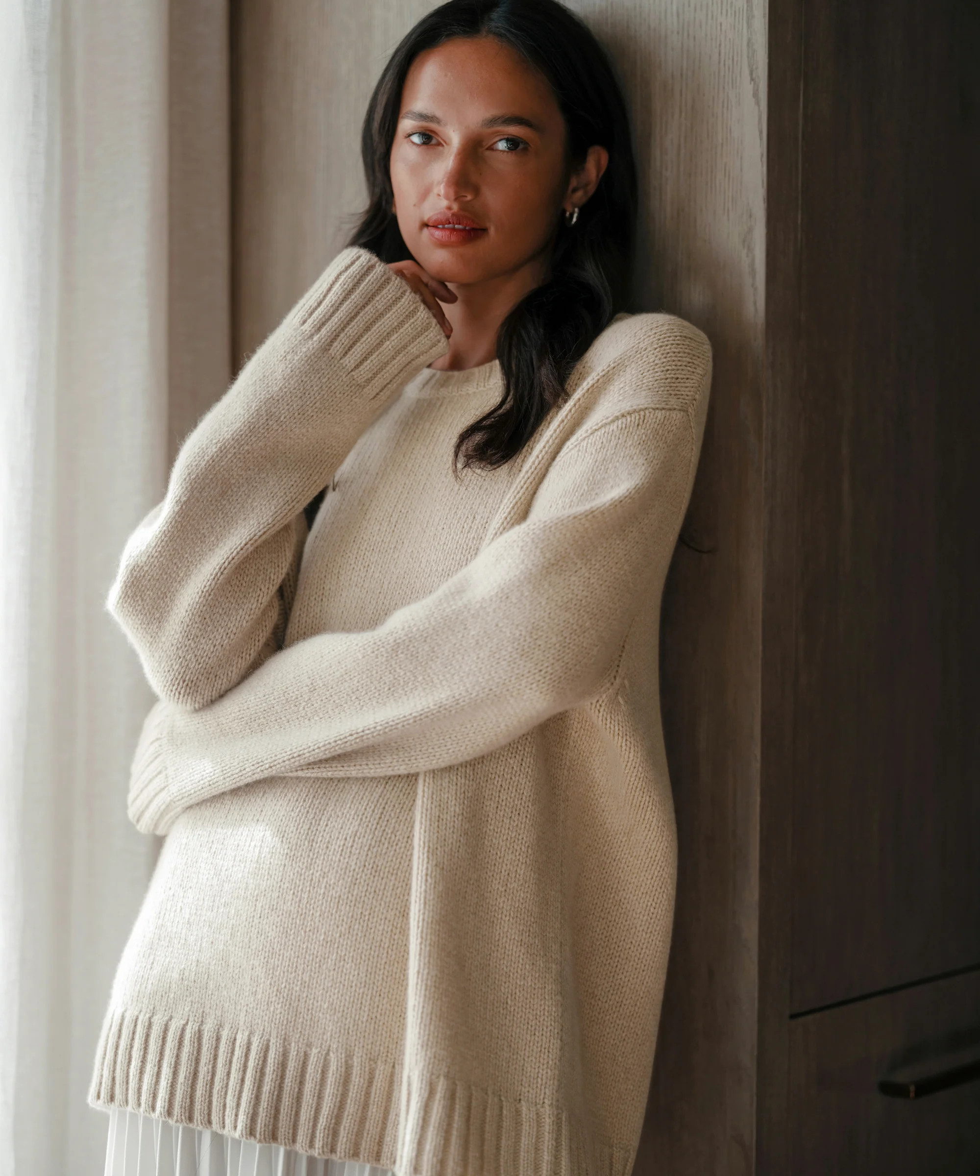 Cashmere Amelia Crewneck | Jenni Kayne