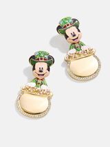 Mickey Mouse Disney Pot Of Gold Earrings - Green/Gold | BaubleBar (US)