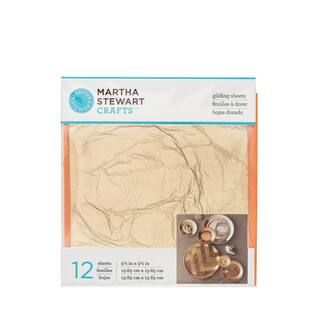 Martha Stewart Crafts® Gold Decoupage Gilding Sheets: 12Pk | 3 Pack | Michaels® | Michaels Stores