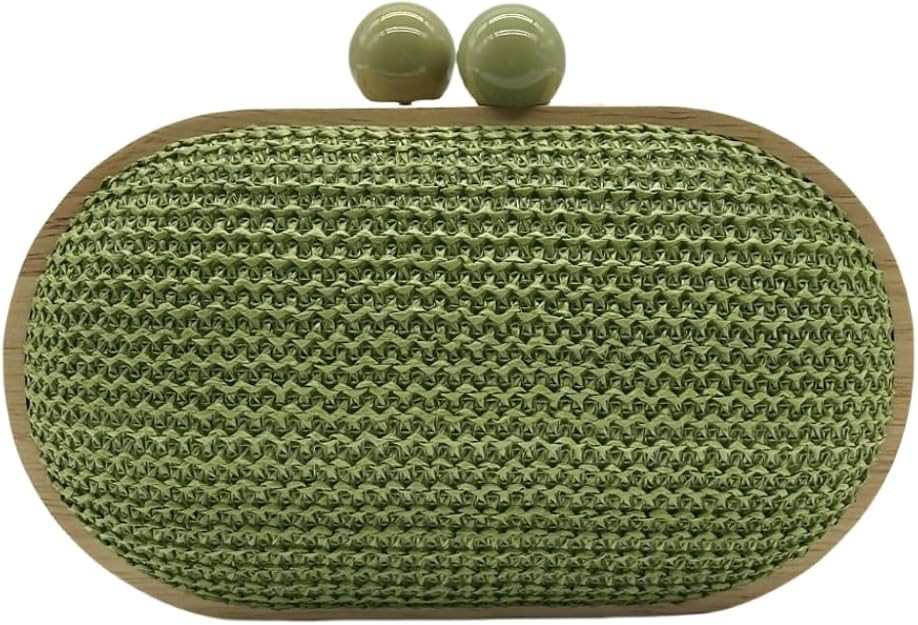 UMREN Bolsos de mano de paja para mujer, bolso cruzado de playa tejido a mano para verano, carter... | Amazon (US)
