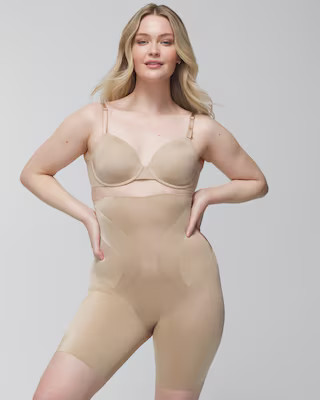 Mid-Level Shaping Vanishing Edge High-Waist Thigh Slimmer | SOMA