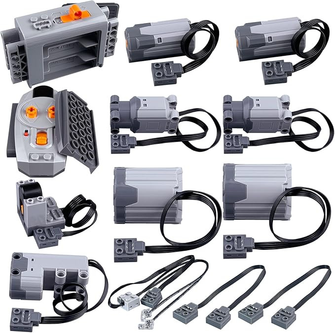 13-in-1 Power Function Motors Set Compatible with Technology Bricks, The Kit Parts Includes M L X... | Amazon (US)