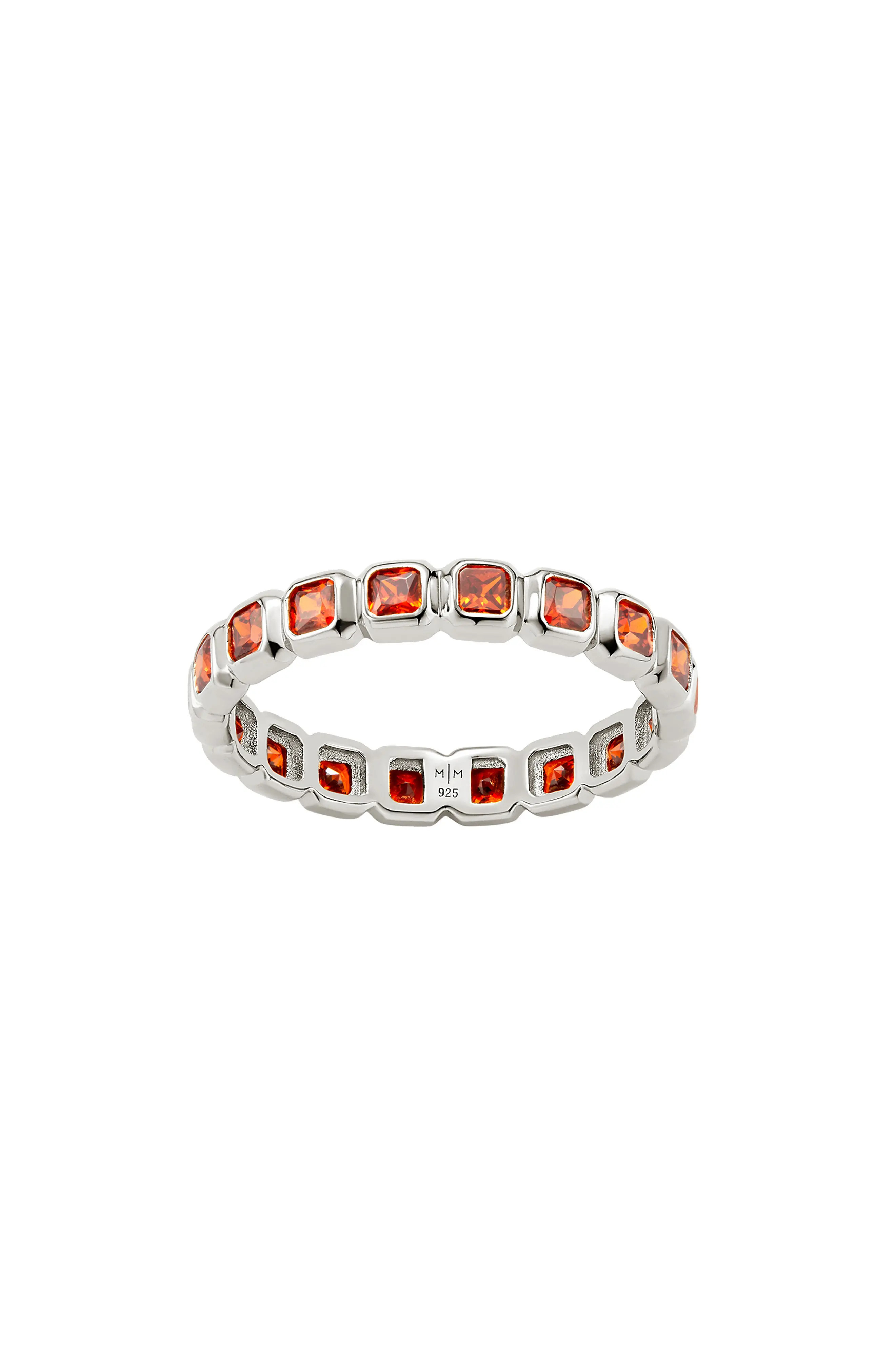 MADE BY MARY Cubic Zirconia Eternity Birthstone Ring (Women) | Nordstrom | Nordstrom