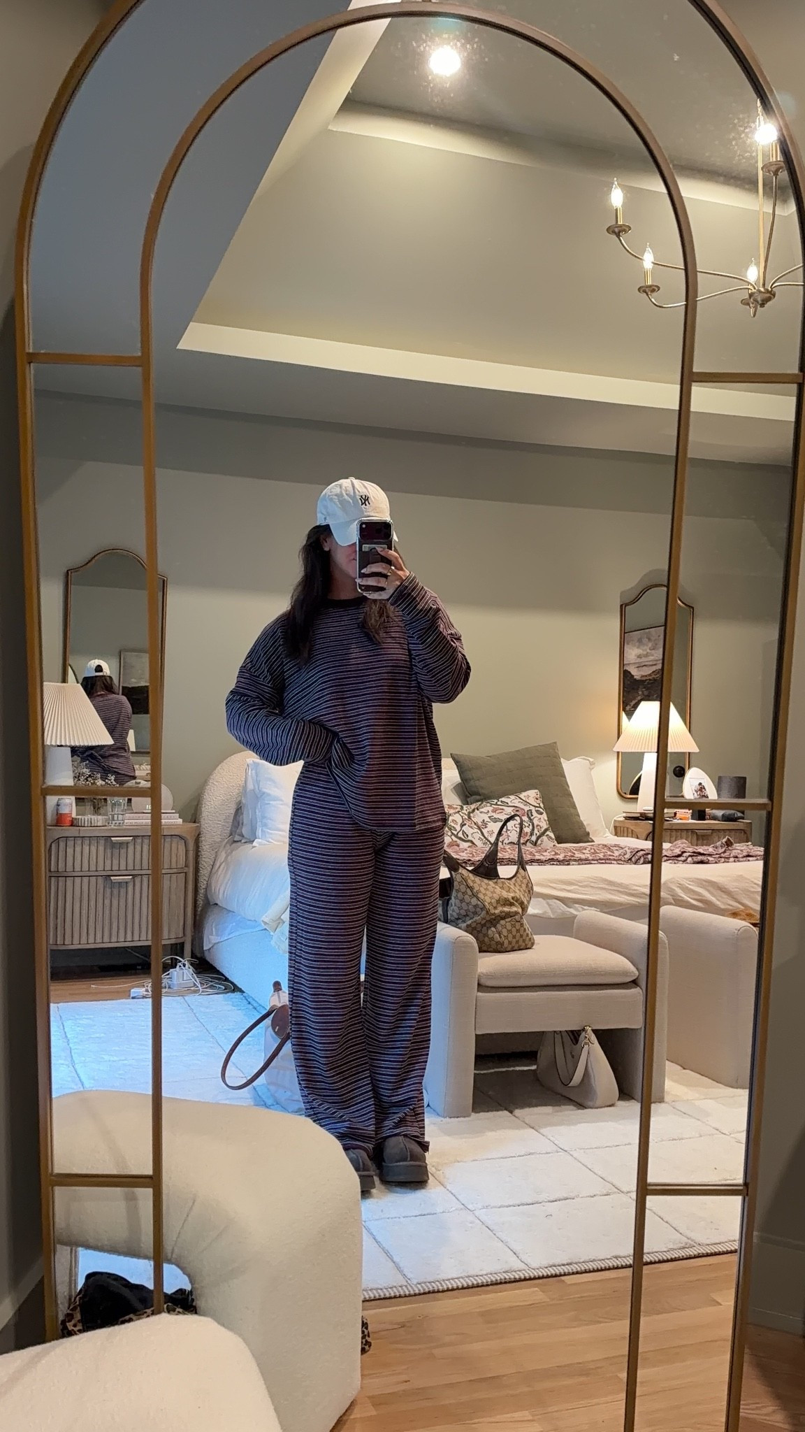 Cozy striped set for fall! Bump-friendly!