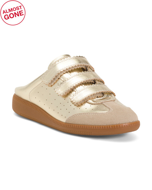 Leather Memento Slip On Sneaker Mules | TJ Maxx