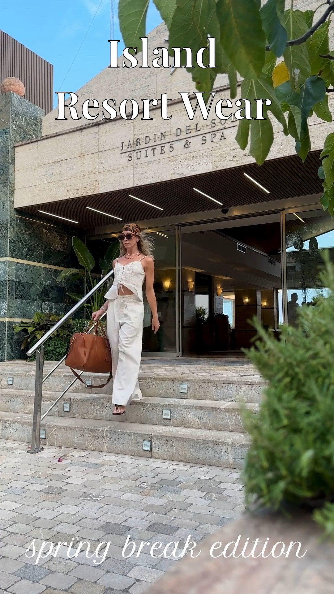 Spring Break Packing List 🏝️ 

Floppy Sunhat 👒 | 
Sunglasses 🕶️ |
Crochet Dress Coverup | 
Bikinis 👙 | 
Sandals / Slides 🩴 |
Beach Bag |
Triangle Scarf  | 
Sunblock 🧴 |
A good book 📖 |
A Positive Attitude & Good Vibes 😎 


*I’m Wearing size Small in the linen set (TTS) & my heeled thong sandals are TTS


.
.
vacation outfits beach | women’s vacation outfit | cute island fashion | beach vacation outfits | linen matching set | budget beach outfits 2026 | affordable linen pants outfit  | natural linen pants | resort wear 2026 | beach vacation outfits 2026 | island vacation wear | island packing list | spring break outfits | casual spring outfits | women’s spring fashion | women’s summer linen  | spring outfits 2026 | summer outfits | travel outfits | date night outfit | 
#springbreak #vacationoutfit #resortwear #islandvacay  #linenpants 

#LTKootd #LTKSwim #LTKTravel