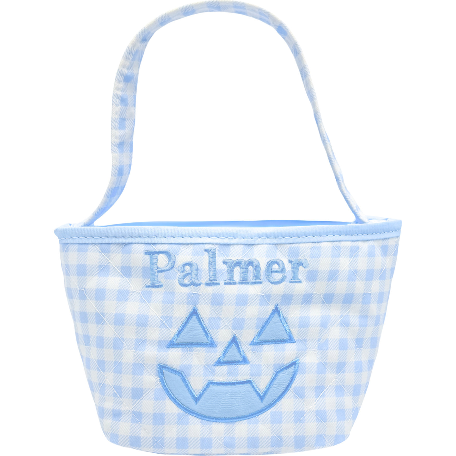 Petite Halloween Pumpkin Tote, Blue | Maisonette