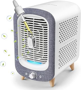 Jafända Cute Bedroom Air Purifiers for 780 sq ft, Retro Design, Essential Oil Diffuser & Bladele... | Amazon (US)