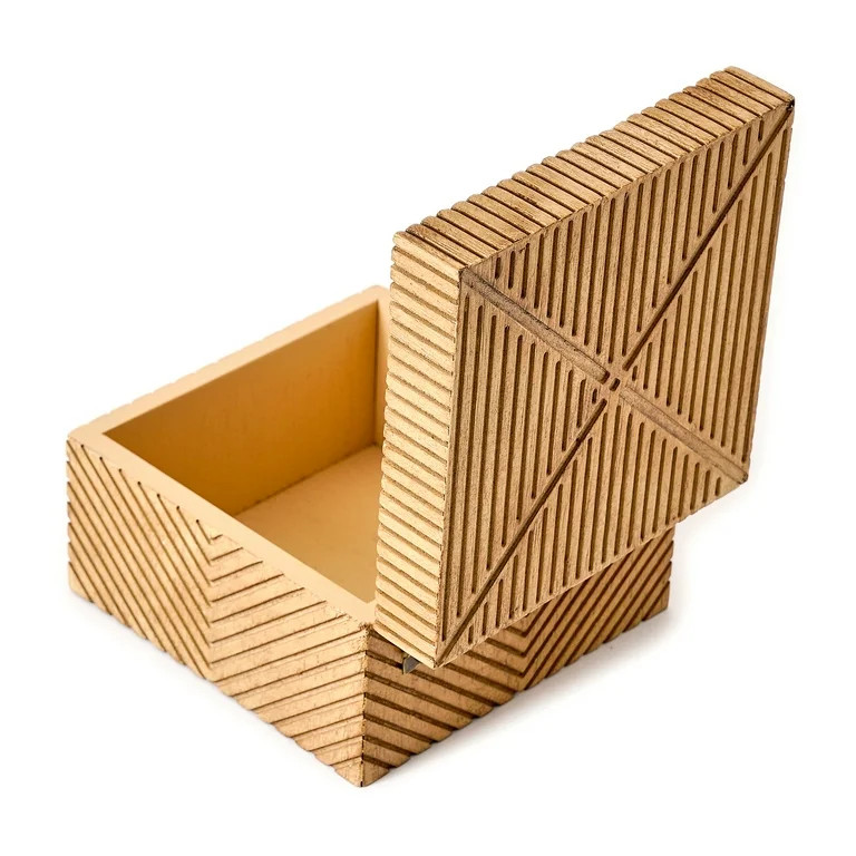 Beautiful Caja de Madera Decorativa Mediana de Dibujó Barrymore 3.75" X 5.75" | Walmart (US)