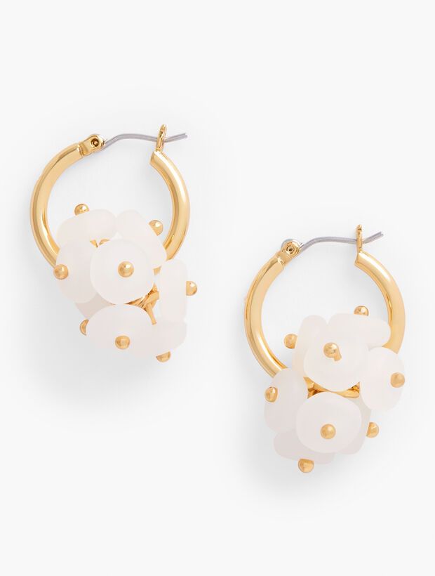 Sea Glass Hoop Earrings | Talbots