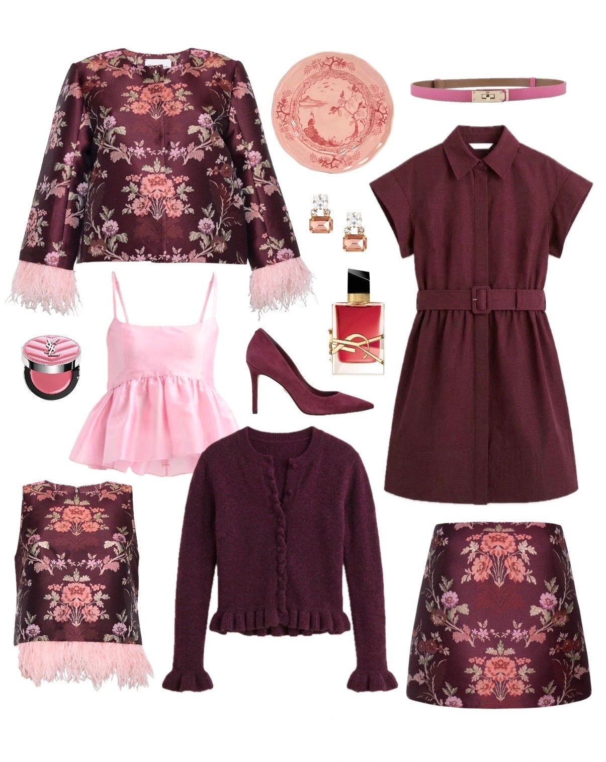 Burgundy and pink for fall 🩷

#LTKdayinmylife #LTKootd #LTKgrwm