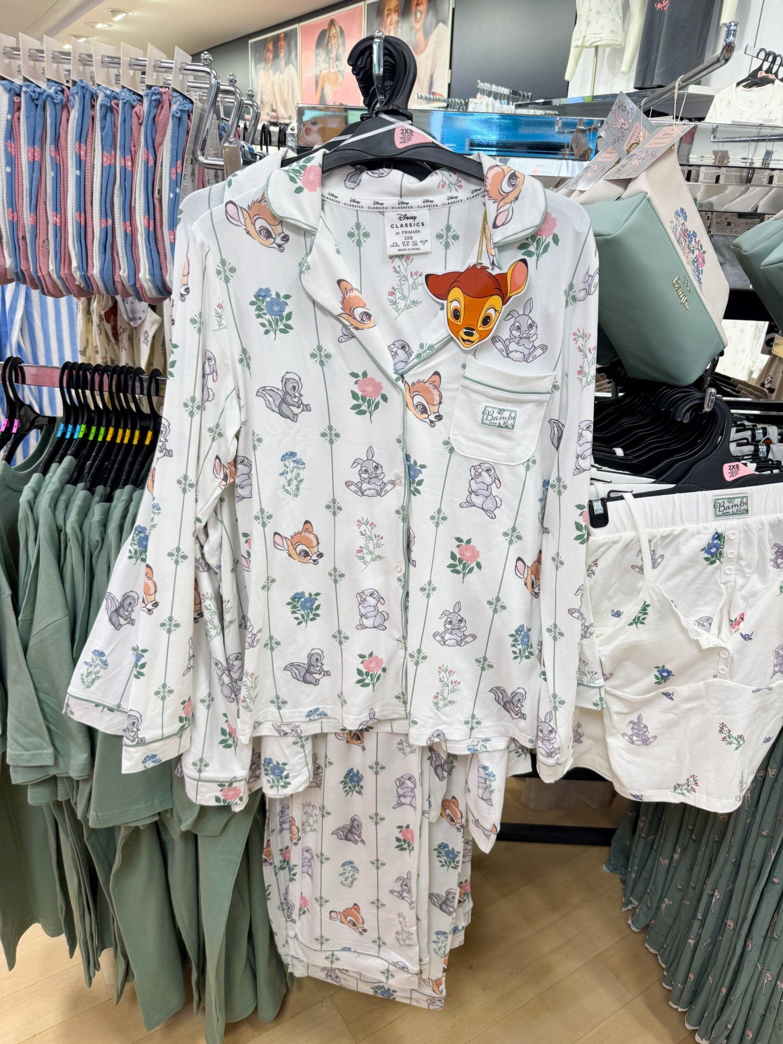 New Bambi boyfriend style pyjamas in Primark ✨💚🦌