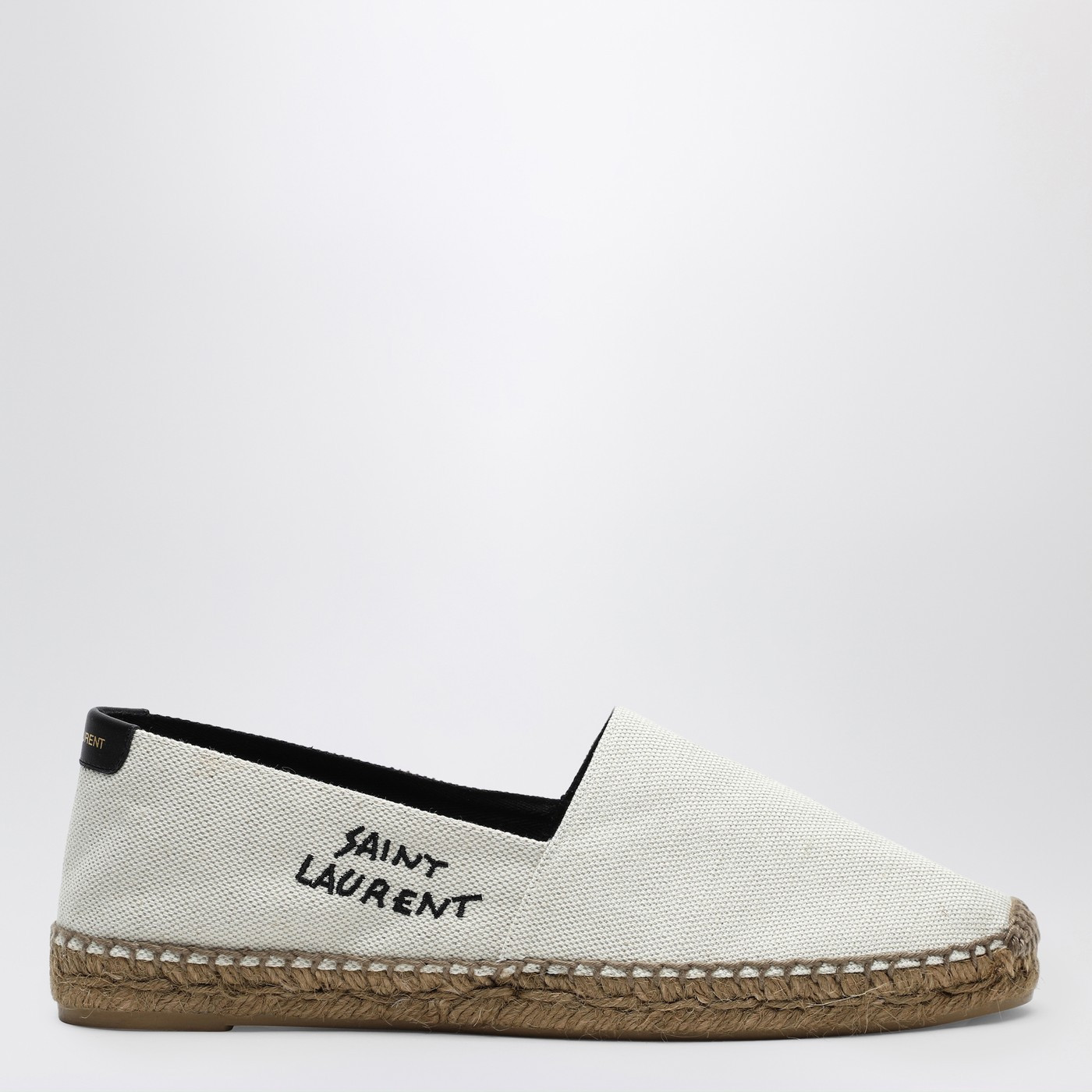 Espadrilles écru with logo lettering | The Double F