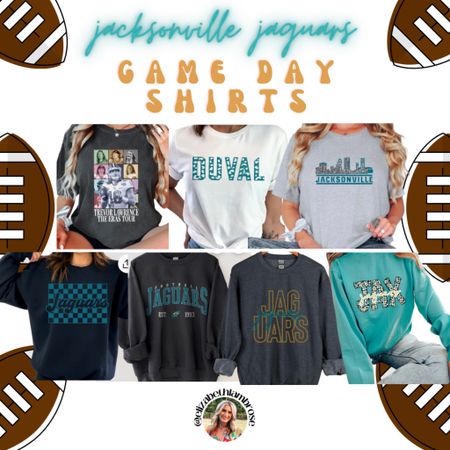 Some more Jacksonville jaguars shirts and pullovers!!! Calling all jaguars fans!! 
Whether you’re going to a game or just rooting from home you need one of these cute tees and pullovers to support your favorite team!! 
Most of these are under $30! 

#jacksonville #jaguars #duval #nfl #football #team #jags #dtwd #JAX #pullover #hoodie #shirt #oversized  

#LTKFind 

#LTKSeasonal #LTKU #LTKGiftGuide