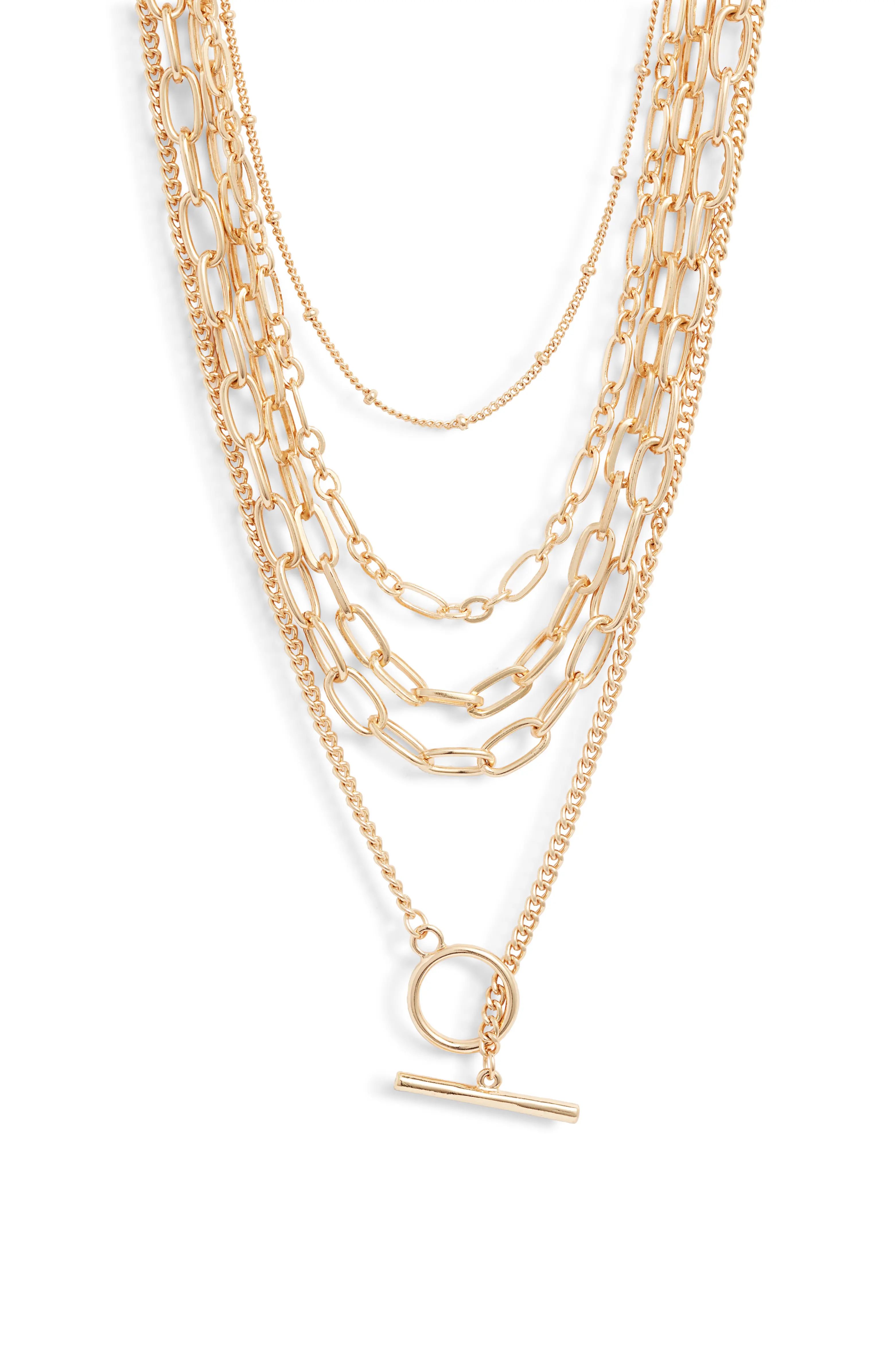 x Claudia Sulewski Layered Chain Necklace | Nordstrom