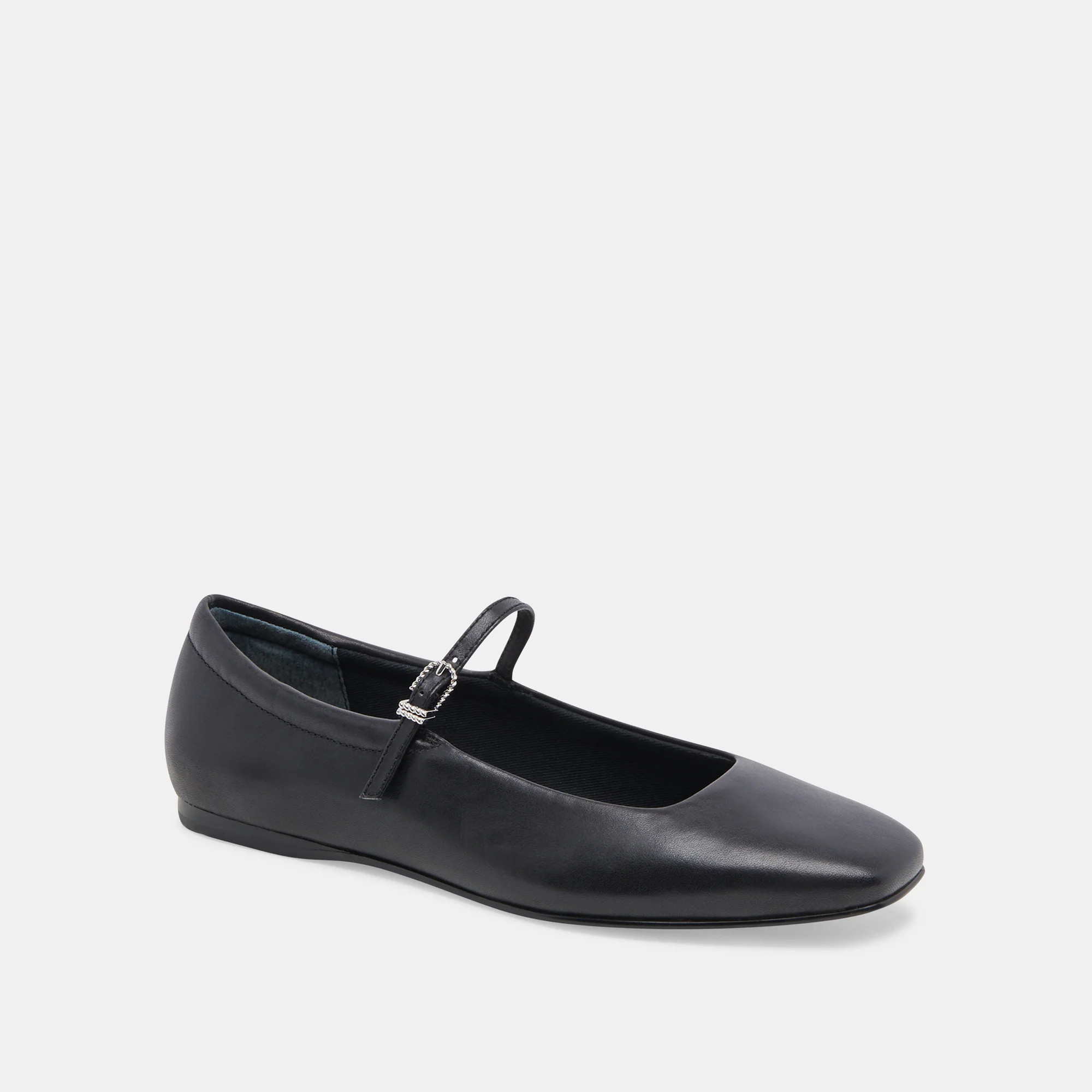Reyes Ballet Flats Black Leather | DolceVita.com