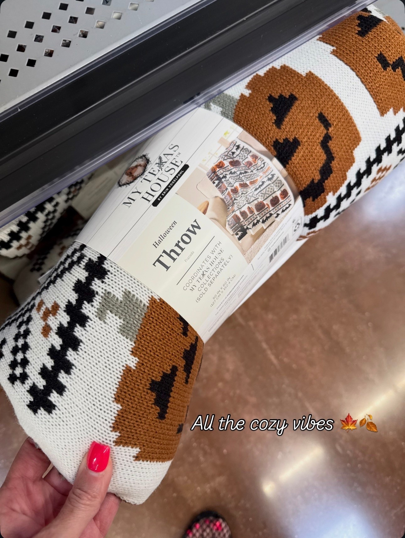 Walmart✨ My Texas House Halloween Pumpkins and Bats Cotton Knit Throw, Multicolor, 50" x 60"

#LTKSeasonal #LTKHome #LTKmorningroutine