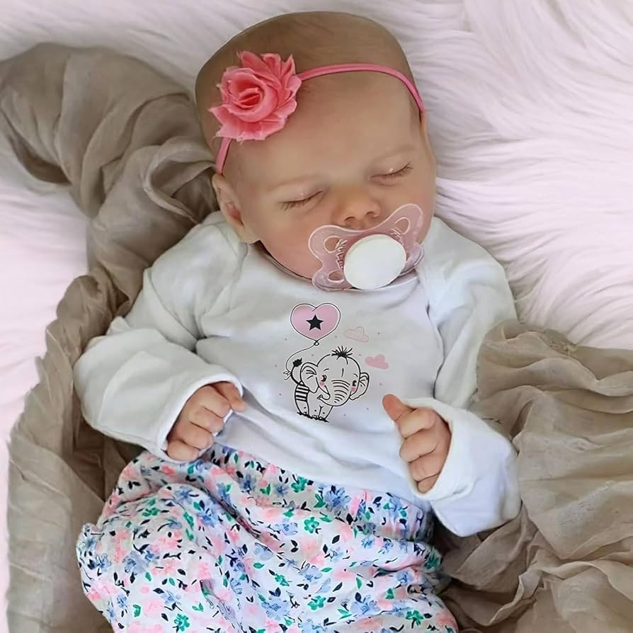 JIZHI Lifelike Reborn Baby Dolls - 17-Inch Baby Soft Body Realistic-Newborn Baby Dolls Full Vinyl... | Amazon (CA)
