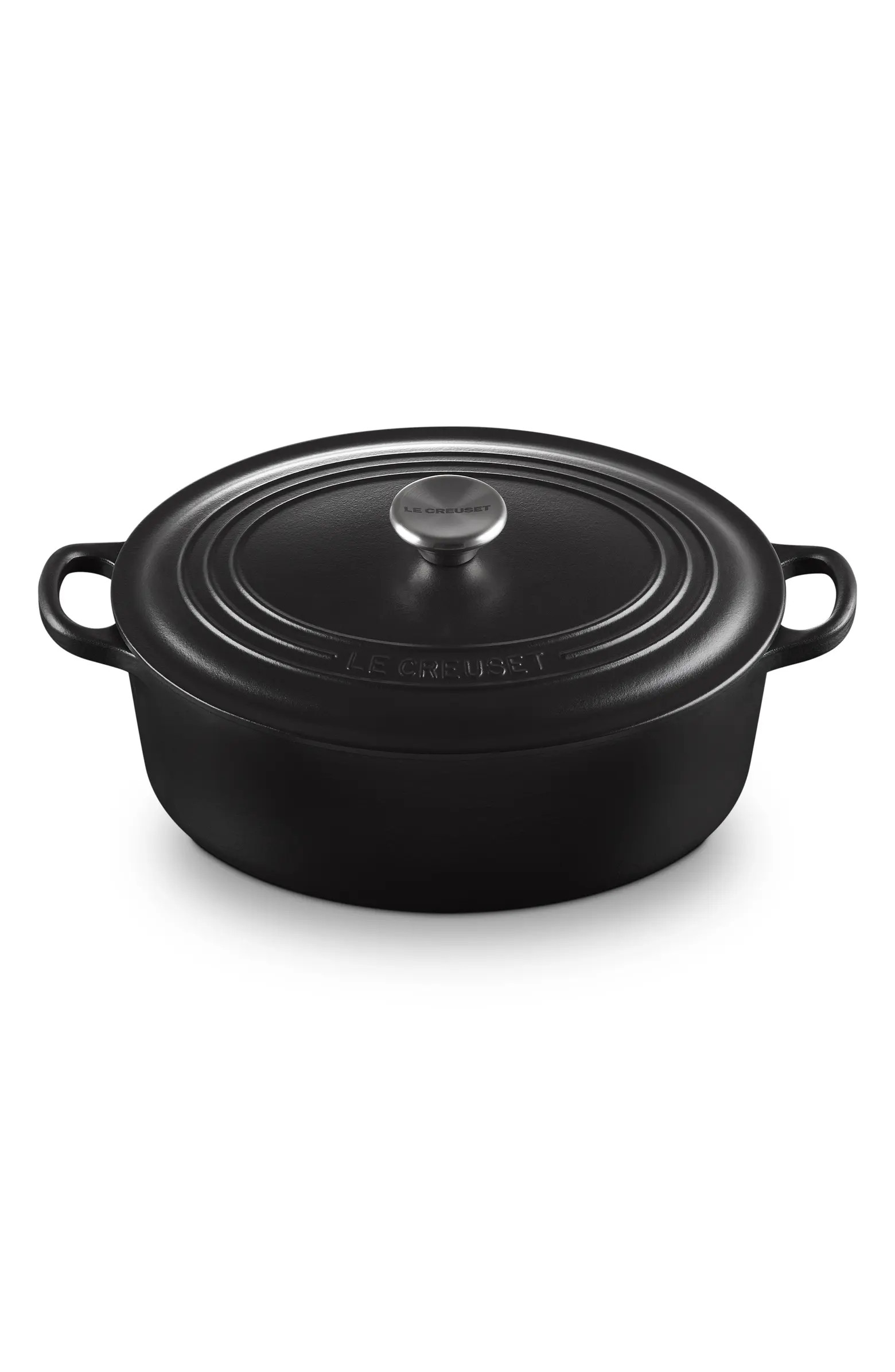 Traditional 4.5-Quart Enamel Cast Iron Oval Dutch Oven | Nordstrom