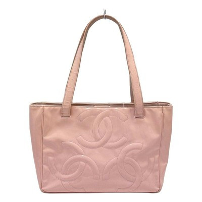 Auth CHANEL Triple Coco - Light Pink Patent Leather Tote Bag  | eBay | eBay US