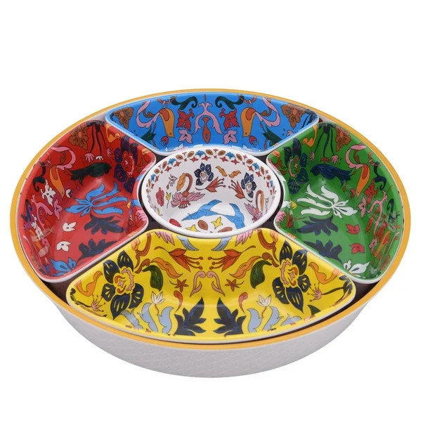 Sofia Home 6-piece Melamine Sectioned Serve Platter, Isla De Baru by Sofia Vergara | Walmart (US)