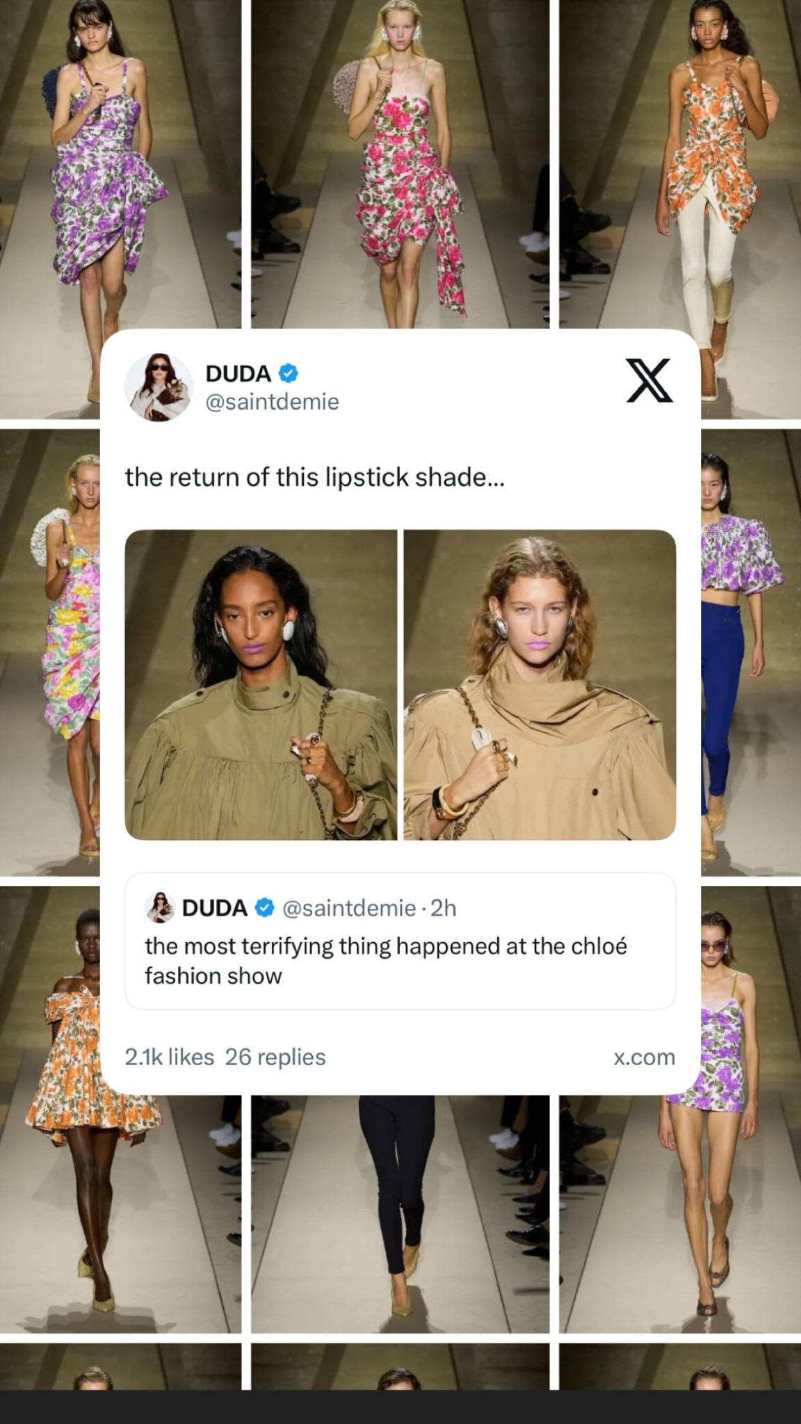 Chloe bringing back the purple lip from the 90s 👄 

#LTKSeasonal #LTKBeauty #LTKHalloween