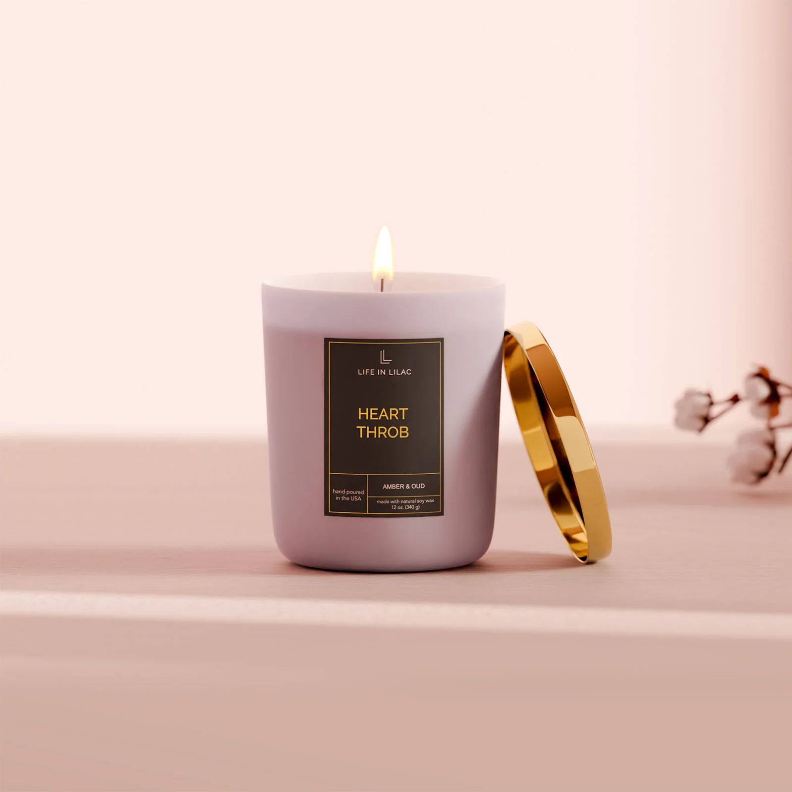 Heart Throb Candle | Life In Lilac