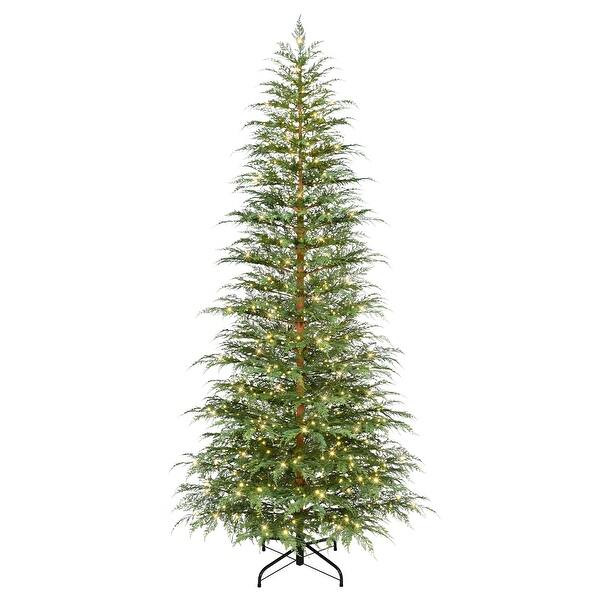 Puleo International 9' Pre-Lit Artificia Cypress Christmas PE Tree with LED Rice Lights - Bed Bat... | Bed Bath & Beyond