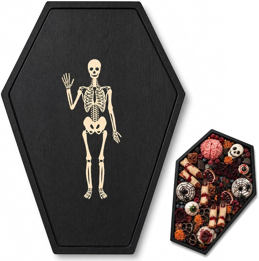 Halloween Coffin Charcuterie Board Party Decorations | Amazon (US)