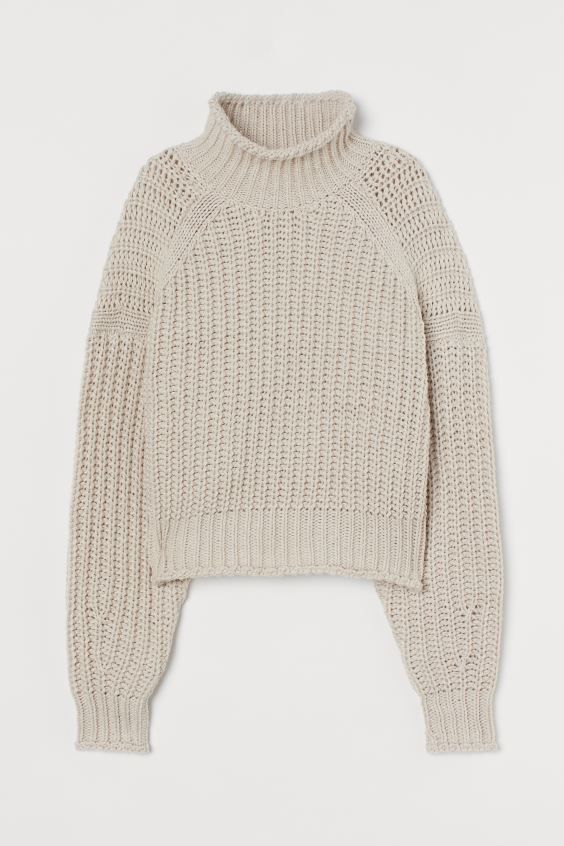 Ribbed Turtleneck Sweater | H&M (US + CA)