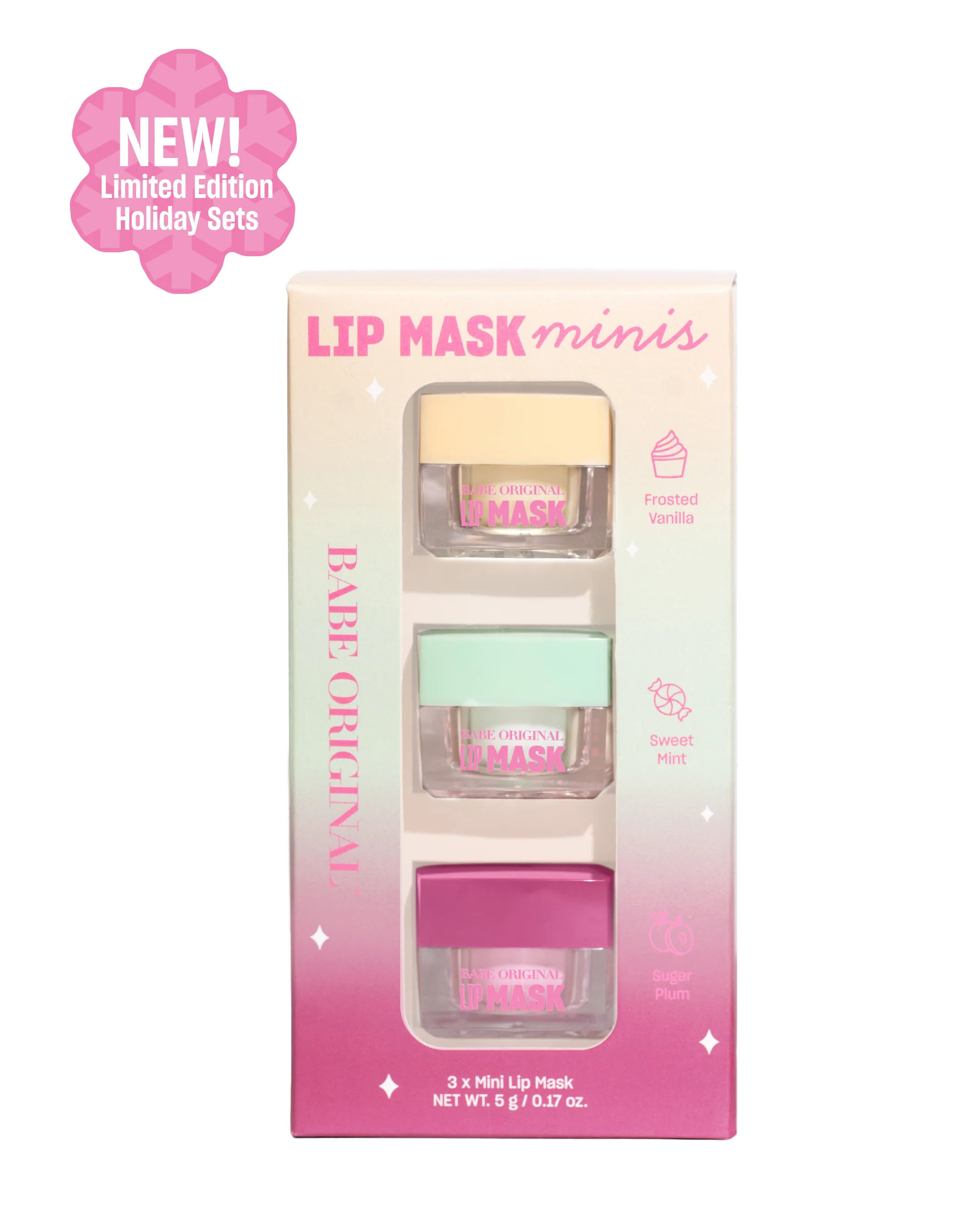 Holiday Lip Mask Minis Trio | Babe Original