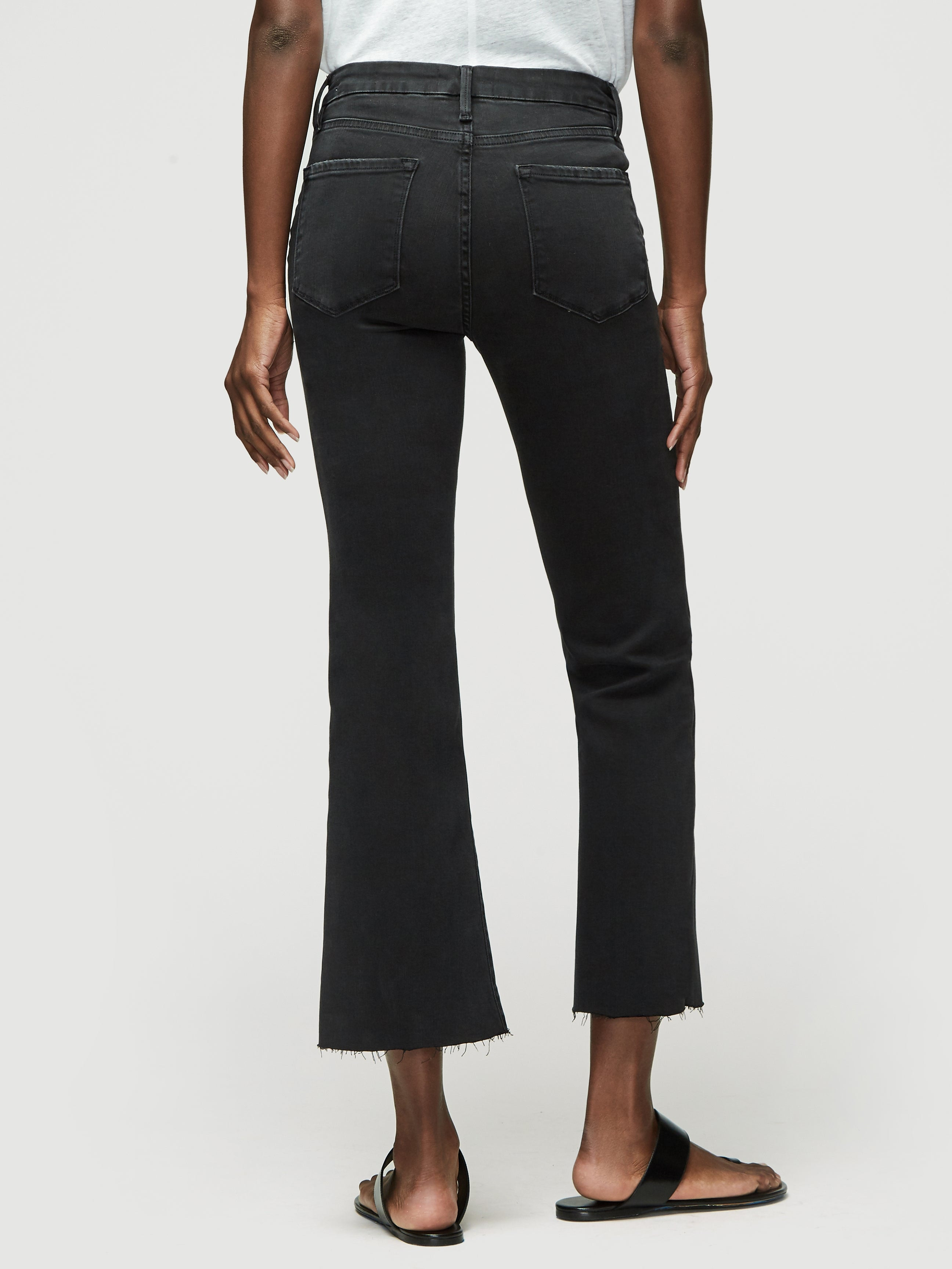 Le Crop Mini Boot Raw Edge -- Kerry | Frame Denim