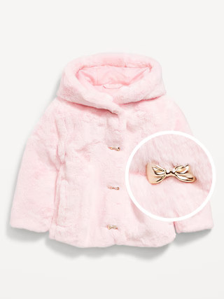 Faux-Fur Hooded Coat for Toddler Girls | Old Navy (US)