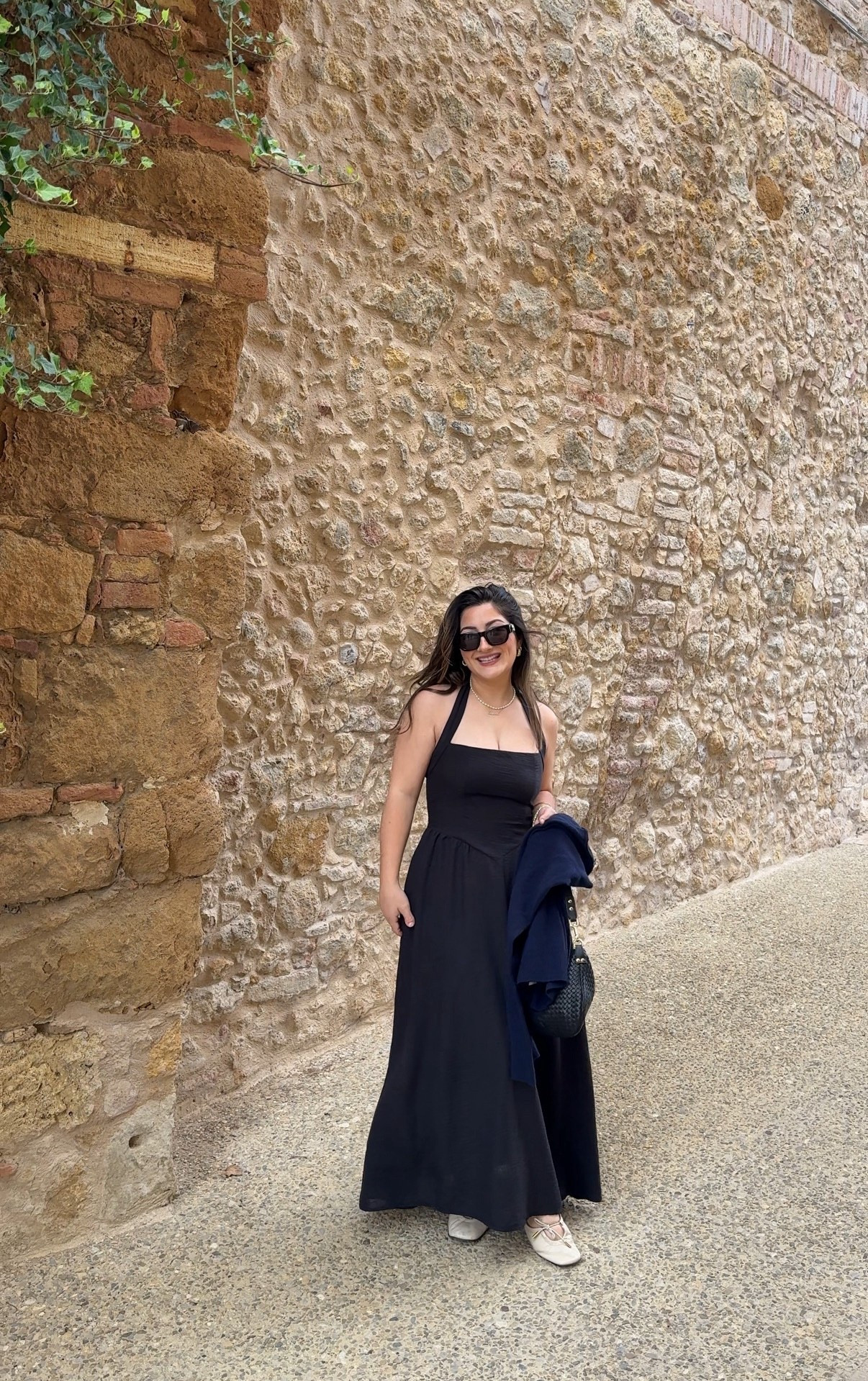 Dress size small 
Sweater size xs 

5'0" 140lbs 

#LTKTravel #LTKPetite #LTKStyleTip