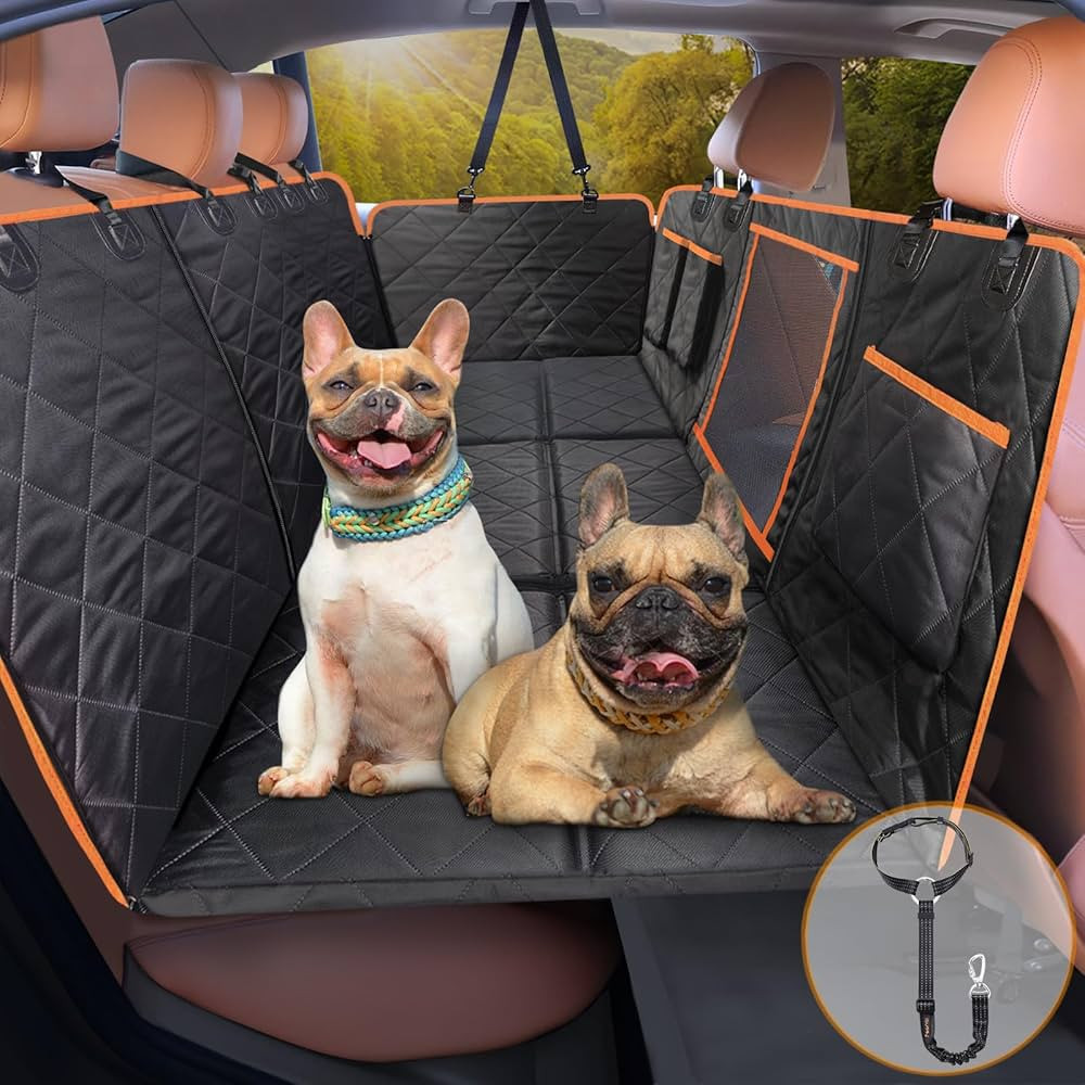 iBuddy Dog Back Seat Extender Hard Bottom Dog Seat Cover Durable Stable Comfortable Dog Car Hammo... | Amazon (US)
