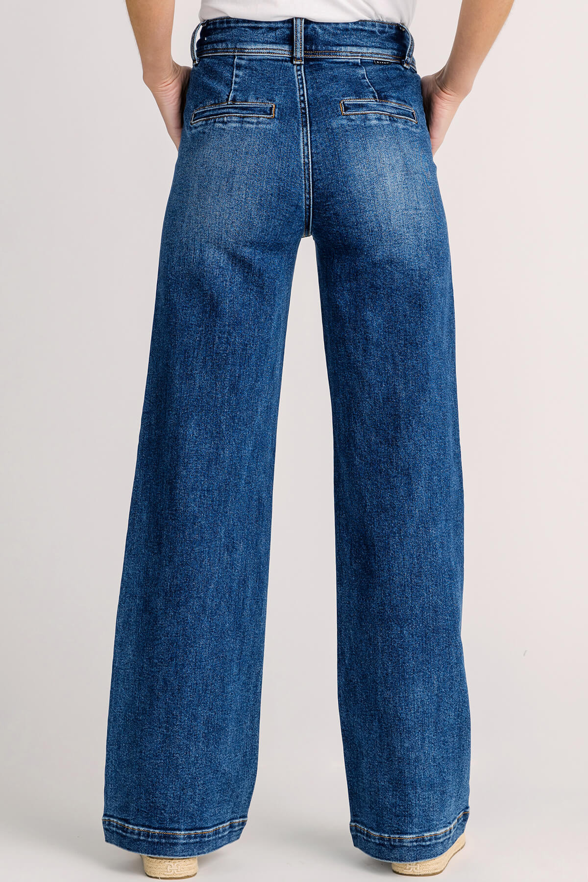 Risen Cameron High Rise Wide Leg Jeans | Social Threads