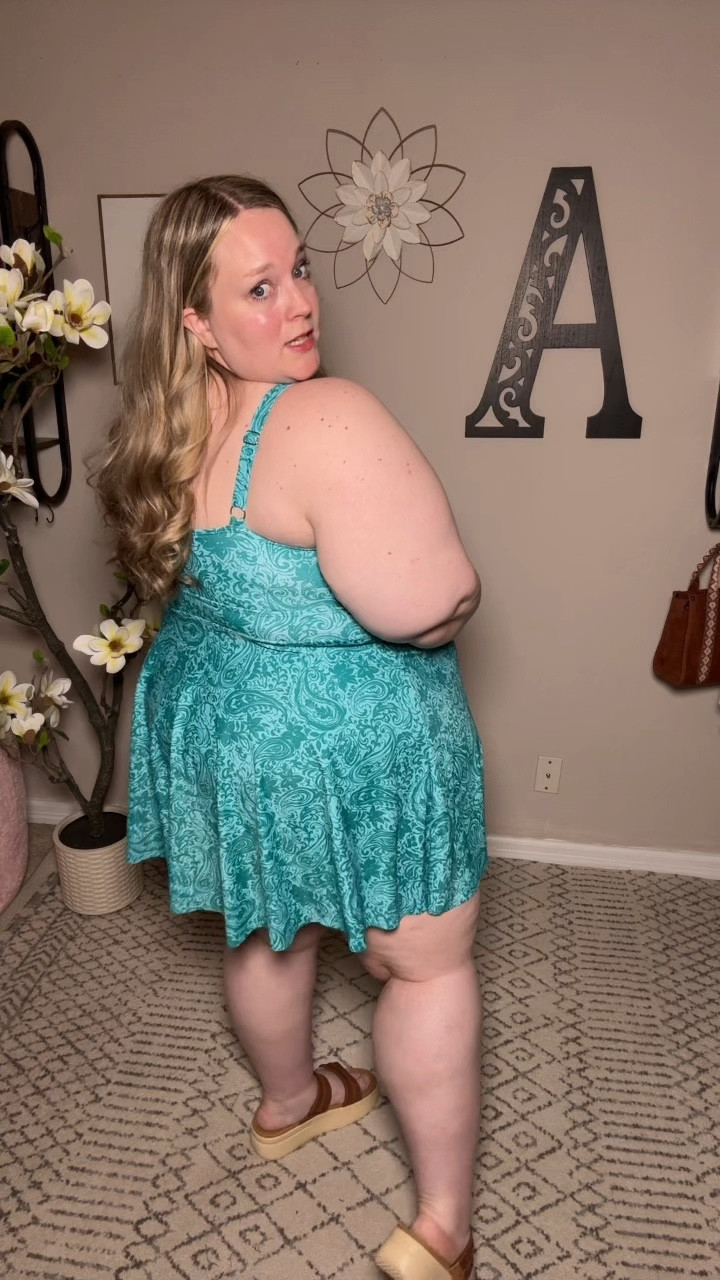 I avoided swimwear for years because most of it just makes me feel exposed.
This one actually smooths everything out and the dress layer hides the areas I’m self-conscious about.
This is the one I’d actually wear to the pool.

swim dress, tummy control swimsuit, modest swim dress, flattering one piece swimsuit, plus size swim dress, smoothing swimsuit, mom friendly swimwear


#LTKPlusSize #LTKMidsize #LTKSwim