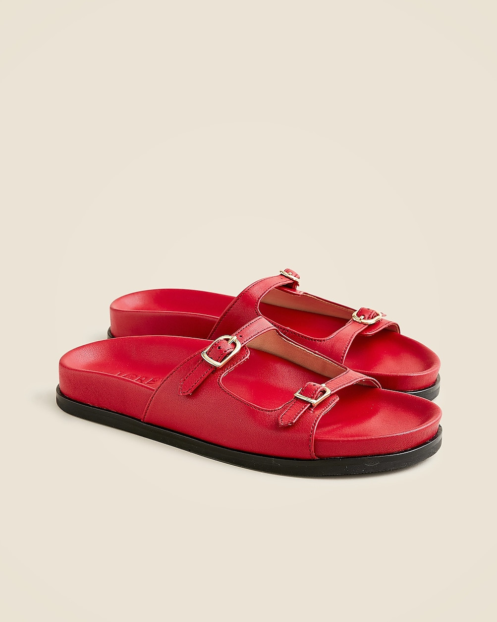 New Colbie buckle sandals in leather | J. Crew US