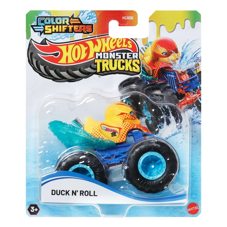 Hot Wheels Monster Trucks 1:64 Color Shifters, 1 Toy Truck Changes Colors in Water (Styles May Va... | Walmart (US)