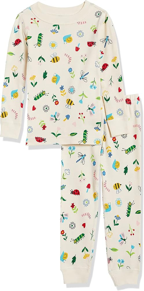 Moon and Back by Hanna Andersson Kids' 2 Piece Long Sleeve Pajama Set | Amazon (US)