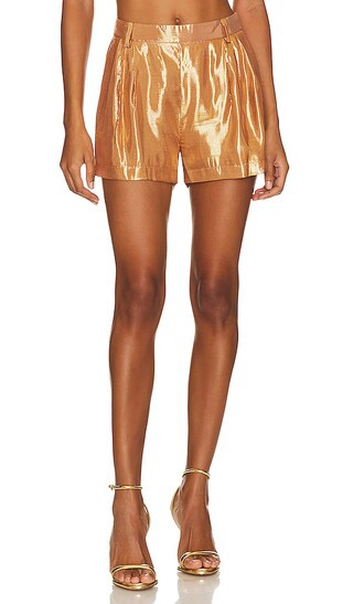 Bambi Short in Nude Glitter | Revolve Clothing (Global)