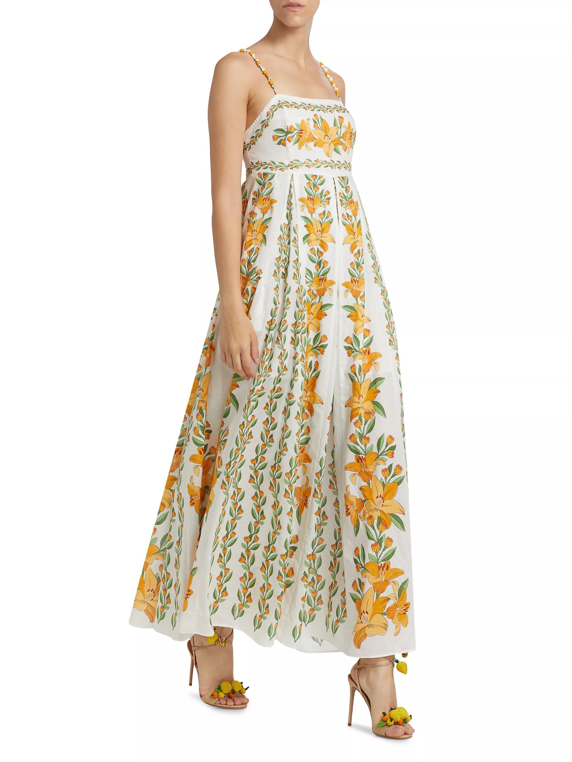 Tropical Lightness Floral Cotton Maxi Dress | Saks Fifth Avenue