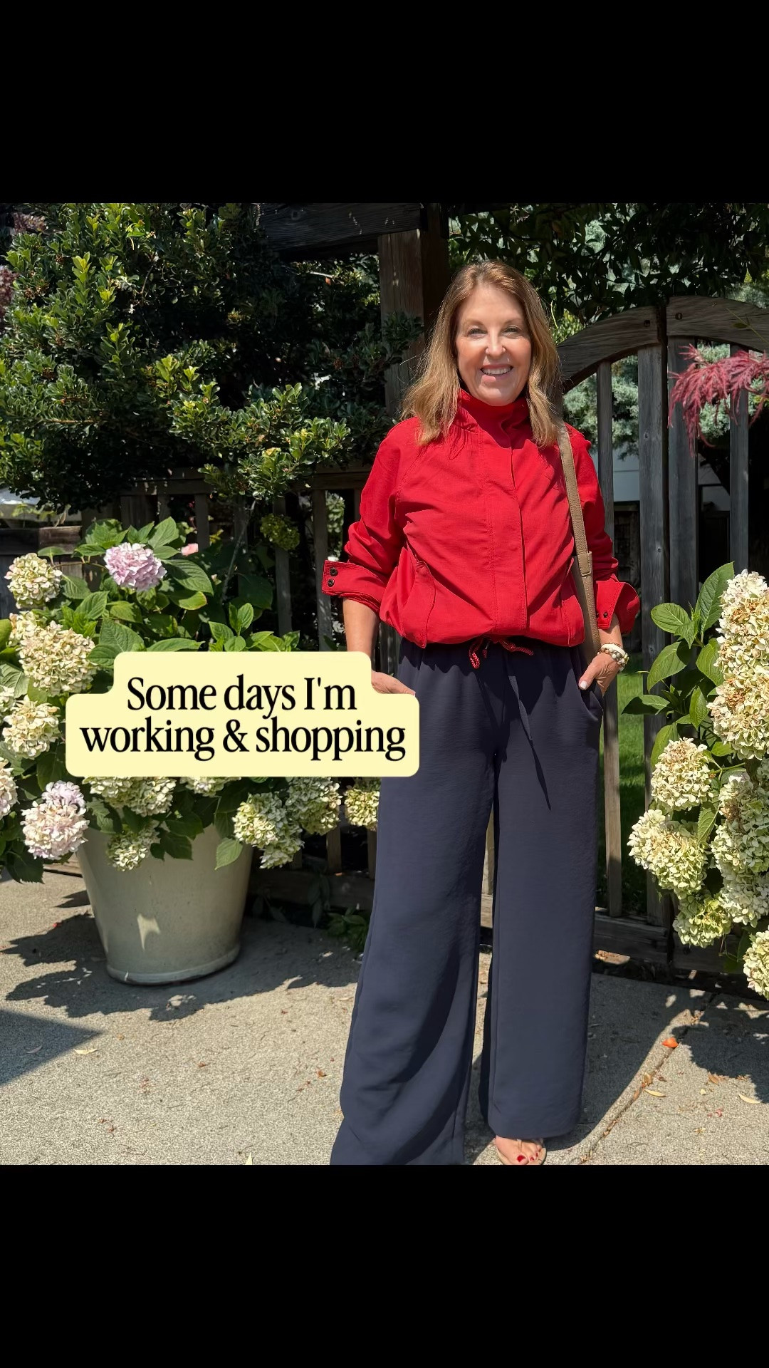 OOTD
Love this jacket, which fits tts. I'm wearing a size XS.  Great transitional piece for your wardrobe.  

The crepette lodge pant.  Fits tts and I'm wearing size small.

#LTKootd #LTKOver40 #LTKxMadewell